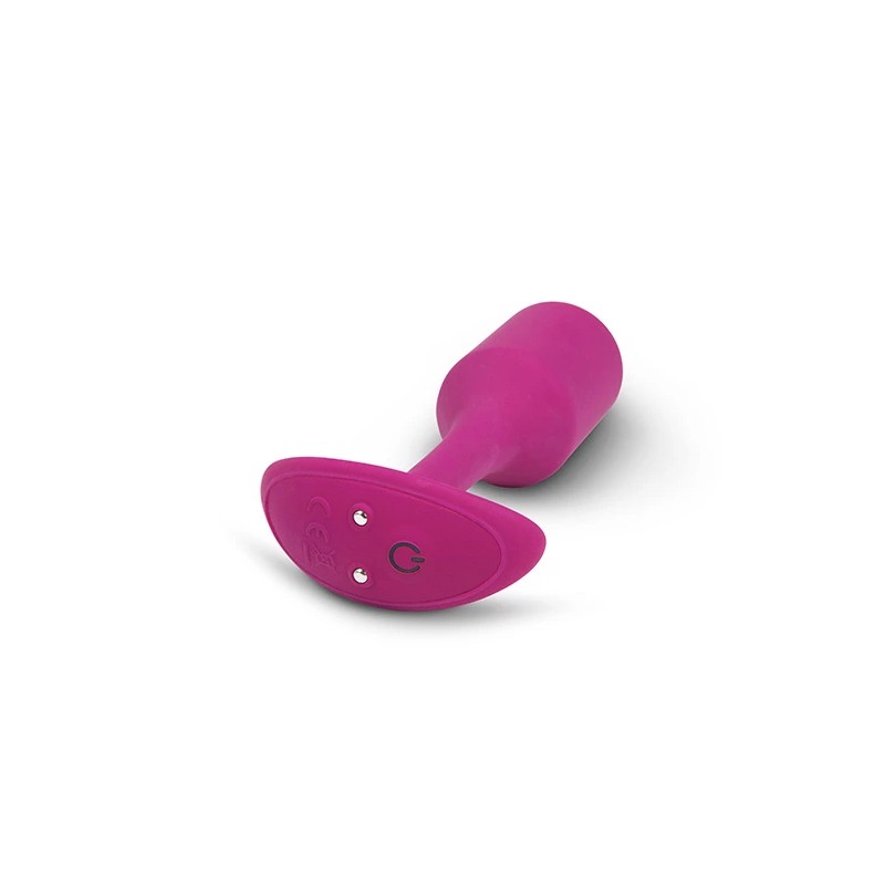 Plug analny wibrujący - B-Vibe Vibrating Snug Plug 2 Rose